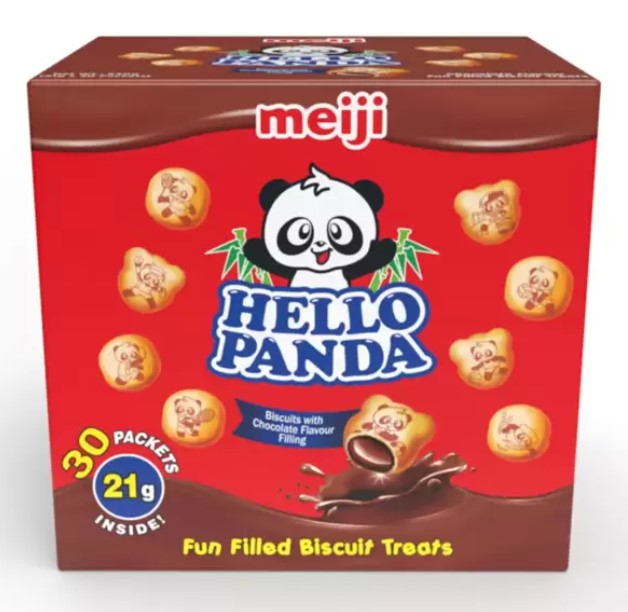 Hello Panda Chocolate Filled Biscuits, 30 x 21g (630g)